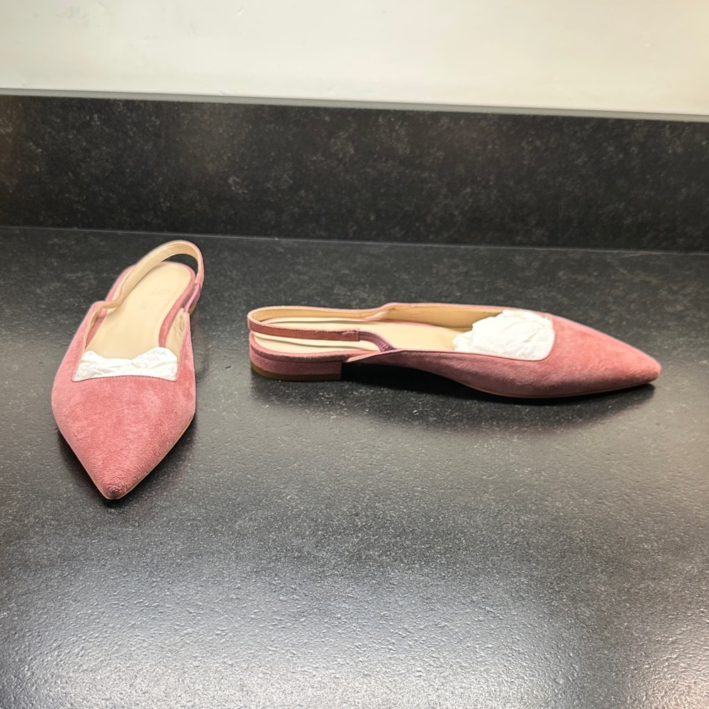 Pink Suede Flats, Never Worn